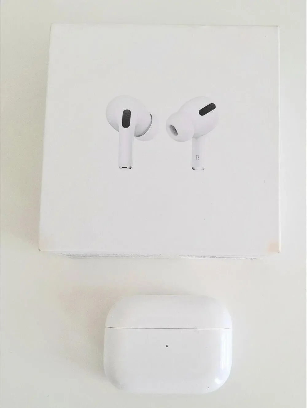 Used Apple AirPods Pro 1st Gen Charging Case New Tips A2190 - Slight Issue